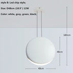 Puce led D48cm 12W / Corps noir