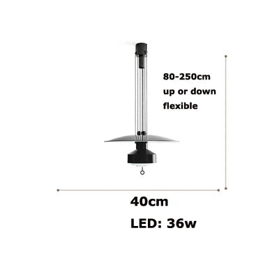 lustre italien flexible en aluminium avec led dimmable
