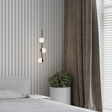 Suspension en verre pour décoration intérieure sans ampoule — LZ4D9XQ
