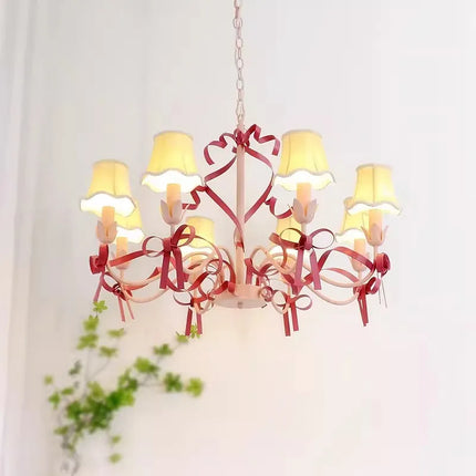 Lustre princesse rose pour chambre d’enfant — LZ4X9T2