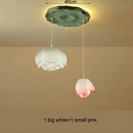 Suspension LED rétro en forme de fleur de lotus — LZ4X9J2