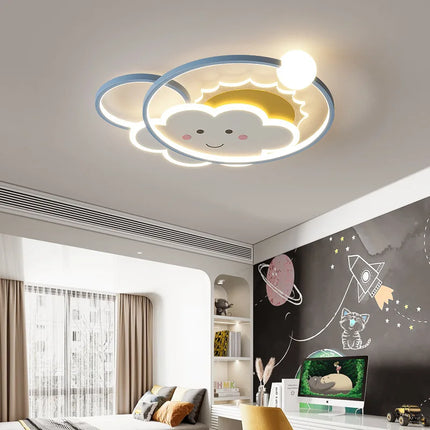 Plafonnier nuage moderne pour chambre d’enfant romantique et chaleureuse — LZ4X9P2