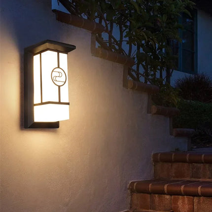 Applique murale LED design européen pour jardin extérieur moderne — LZ4X9P2