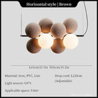 Marron horizontal / Ampoules LED tricolores