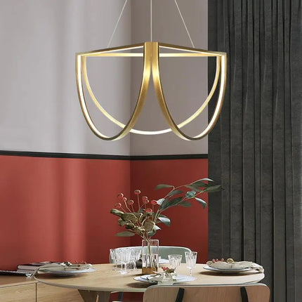 lustre led postmoderne à intensité variable pour intérieur