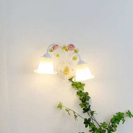 Applique murale moderne à fleurs pour ambiance lumineuse chaleureuse — LZ4X9T1