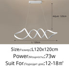 Blanc L120x120cm 73W / Blanc chaud