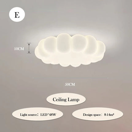 Lustre moderne nuages romantique pour chambre d’enfant — LZ4X9T1