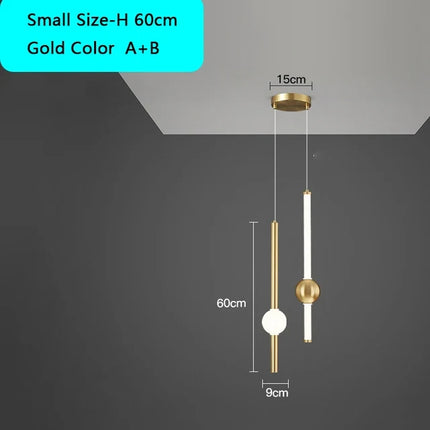 Suspension LED créative pour éclairage intérieur moderne — LZ4X9P