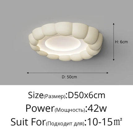 Plafonnier moderne créatif style bulle avec protection yeux chaude — LZ4GJ9