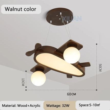 Suspension en bois forme avion pour chambre d'enfants — LZ4P9XQ