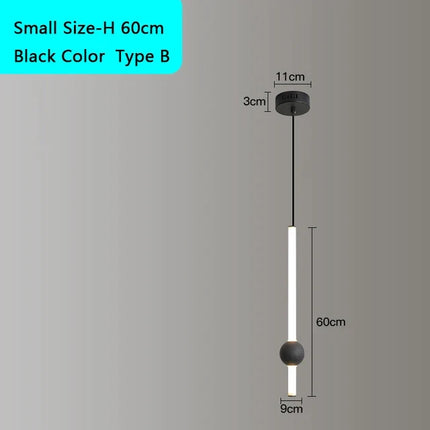 Suspension LED créative pour éclairage intérieur moderne — LZ4X9P