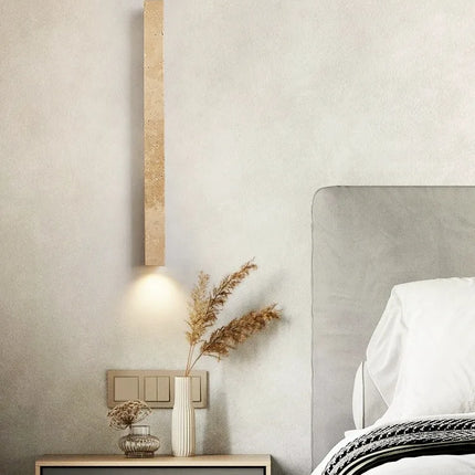 Applique murale LED longue en pierre naturelle — LZ4X9JQ