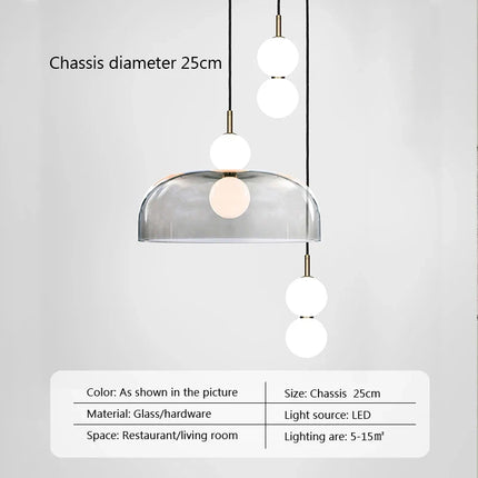 Suspension en verre au design moderne et élégant — LZ4T9X