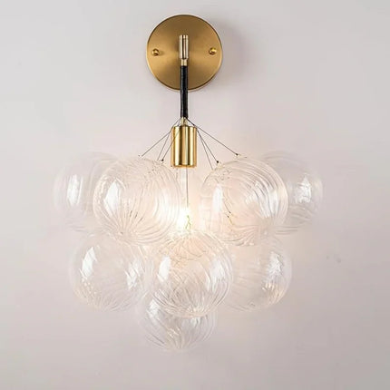 Lustre suspension en verre à bulles pour intérieur moderne et élégant — LZ4X9J