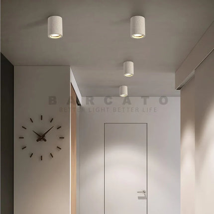Spot LED GU10 en ciment monté en surface pour salon et cuisine — LZ4X9P