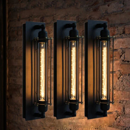 Applique murale LED style industriel rétro pour décoration intérieure — LZ4X9M