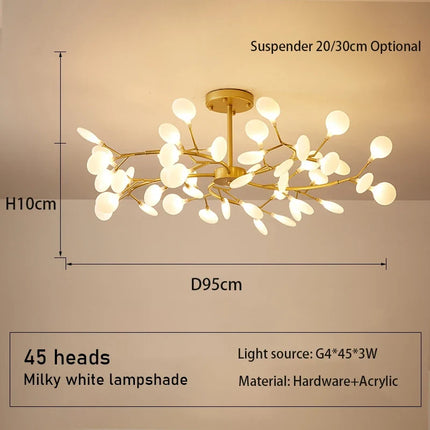 Lustre suspension moderne au design créatif et simple — LZ4X9P