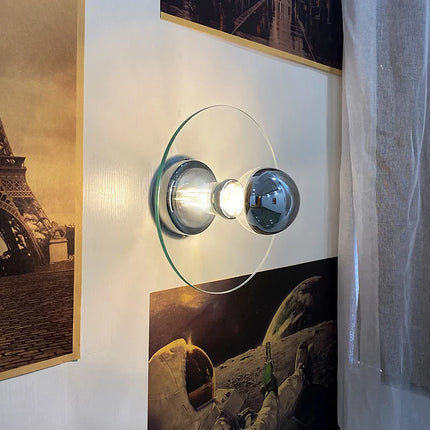 Applique murale en verre rétro romantique avec éclairage LED — LZ4FJ9