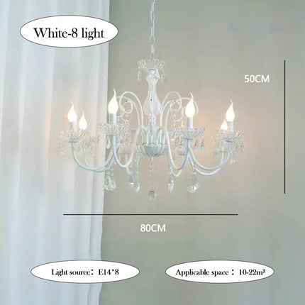 Lustre en cristal romantique pour chambre d'enfant moderne — LZ4X9T