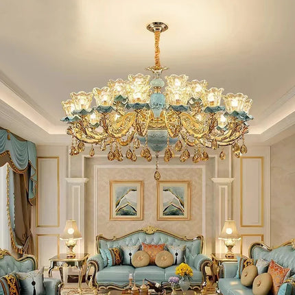 Lustre rétro en céramique au style européen pour intérieur — LZ4X9M