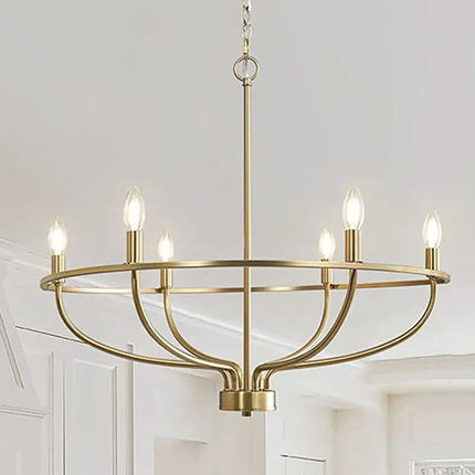 Lustre suspension multi-têtes style industriel et loft en fer — LZ4X9M