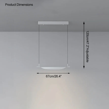 Lustre suspendu moderne à intensité réglable pour éclairage élégant — LZ4H9X