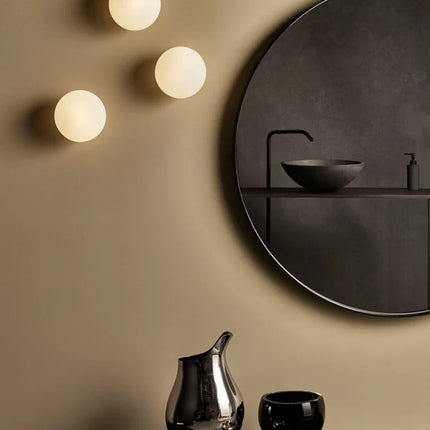 applique murale minimaliste en verre pour intérieur moderne