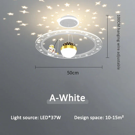 Lustre LED rond à gradation pour chambre d’enfant — LZ4X9T1