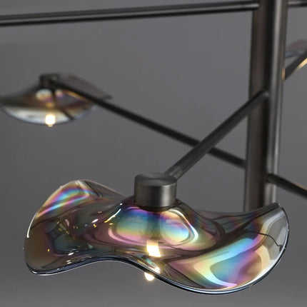 Lustre suspension en verre avec ampoule G4 et hauteur réglable — LZ4X9P