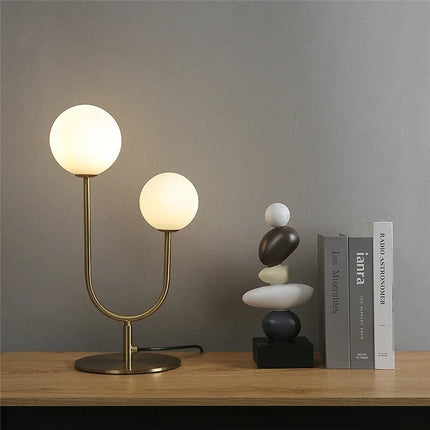 Lampadaire en verre au design nordique pour intérieur moderne — LZ4X7P