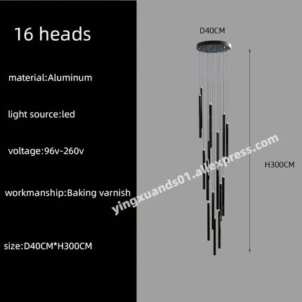 Lustre suspension moderne pour éclairage décoratif élégant — LZ4X9P