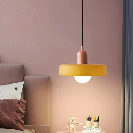 Lustre suspendu en verre coloré pour intérieur moderne — LZ5QW9