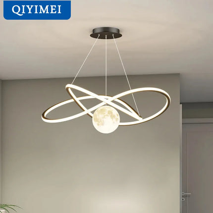 Lustre LED arrondi pour décoration intérieure — LZ4X9T2