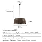 Modèle marron -D60cm / Lumière chaude