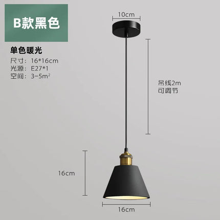 Suspension LED au design industriel contemporain — LZ4X9M