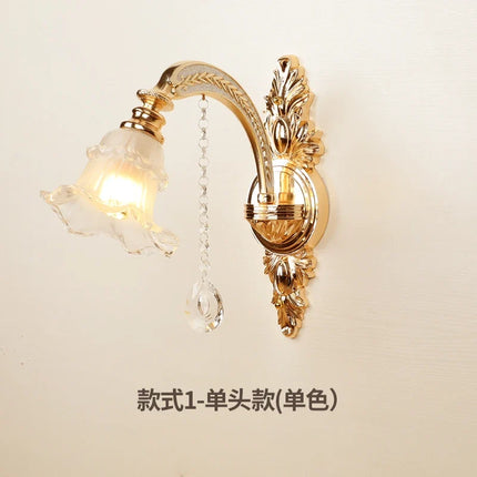 Applique murale LED design nordique en cristal pour intérieur — LZ4X9T2