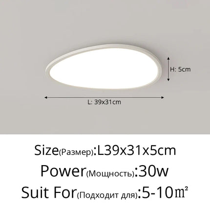 Plafonnier moderne minimaliste avec protection des yeux 2024 — LZ4X9J