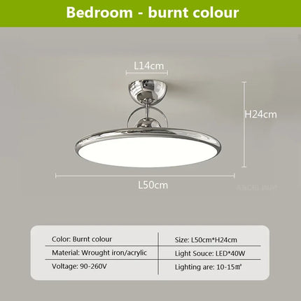 Plafonnier LED nordique en fer style soucoupe volante — LZ4X9JQ