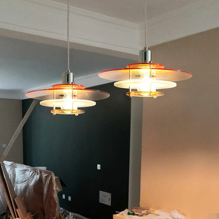 suspension à led en acrylique pour restaurants et magasins