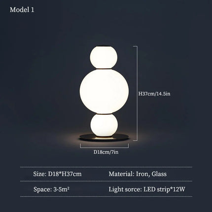 Lampadaire design en verre pour éclairage intérieur décoratif — LZ4XJ9
