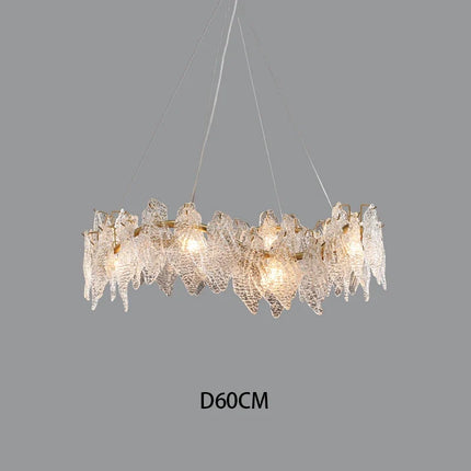 Lustre suspension en cristal lumineux au design moderne élégant — LZ4X9P