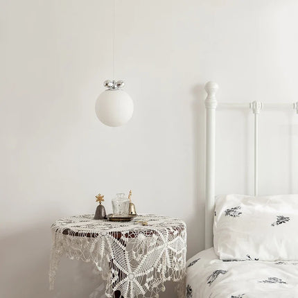 Applique murale ou suspension LED style Bauhaus chromée — LZ4T9X