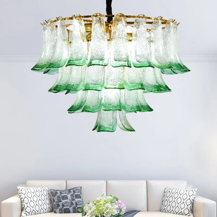 Lustre suspendu en verre avec éclairage LED intégré — LZ4P9XQ