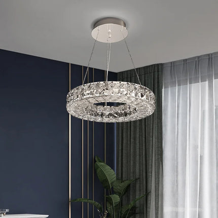 Lustre en cristal design simple et décoratif de luxe — LZ4X9T2