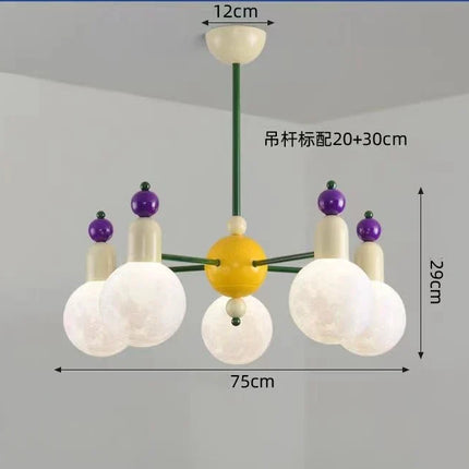 Lustre moderne en métal et verre pour intérieur — LZ4X9J