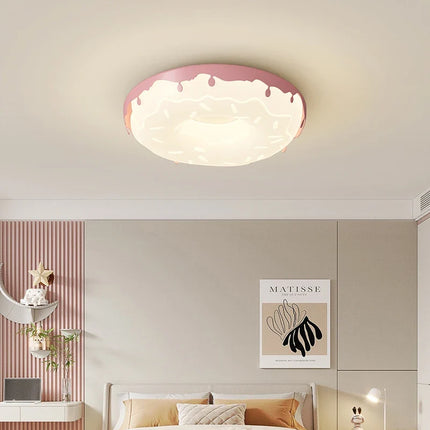 Plafonnier donut moderne au design simple et élégant girly — LZ4XJ9