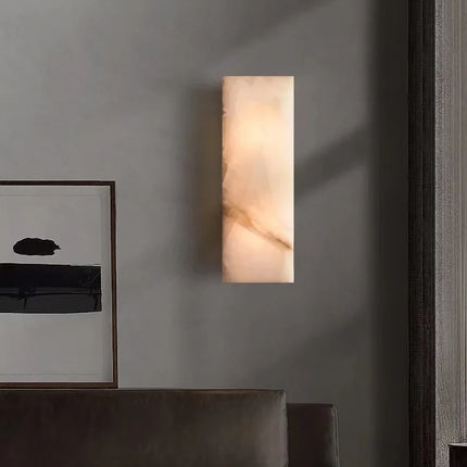 applique murale led rétro en marbre étanche pour extérieur