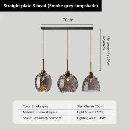 Suspension en verre pour éclairage décoratif intérieur moderne — LZ4X9T