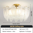 Plafond D60cm / Lumière chaude 3000k